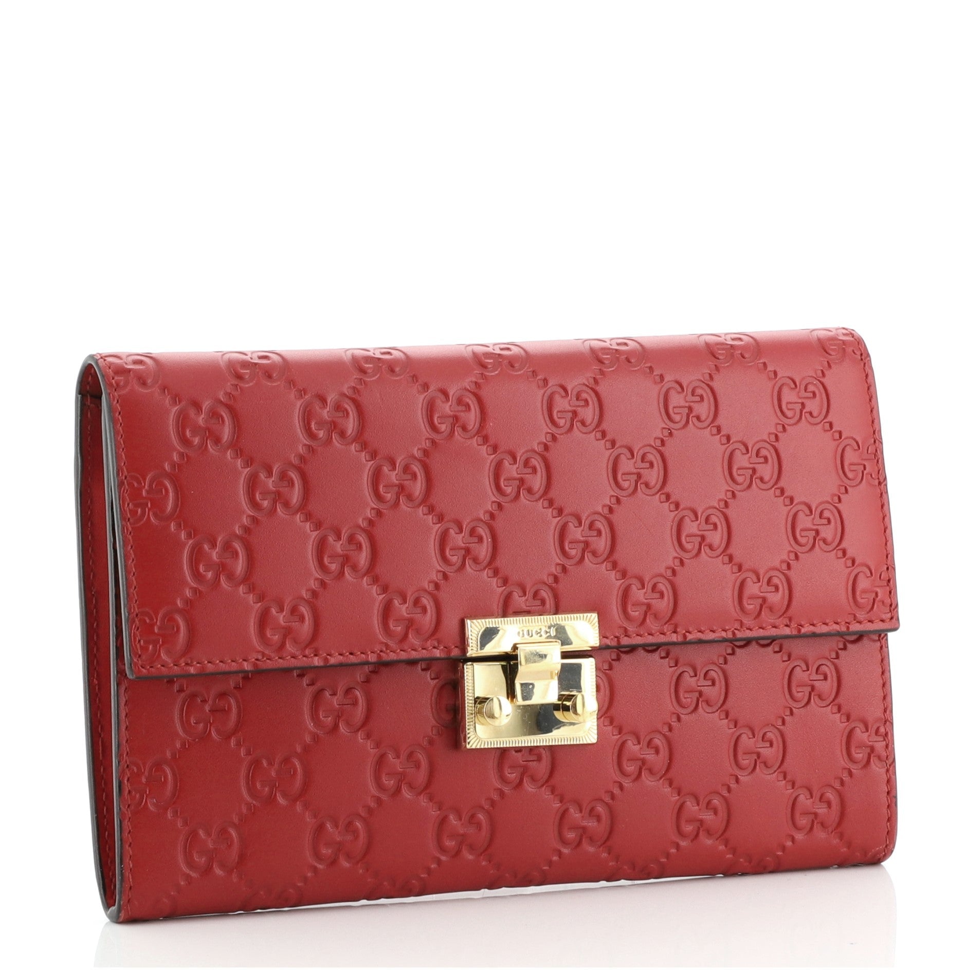 Padlock Clutch Guccissima Leather