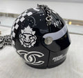 Chanel 2023 Monte Carlo Helmet Minaudiere Black
