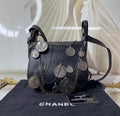 Chanel Black Coin Medallion Saddle