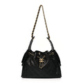 Caviar Quilted Small Chanel 25 Handbag Black