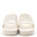 Rubber Gucci Logo Womens Platform 20/60mm Slide Sandals 39 Mystic White