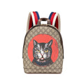 Gucci GG Supreme Mystic Cat PVC Leather Backpack