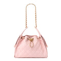 Caviar Quilted Small Chanel 25 Handbag Light Pink