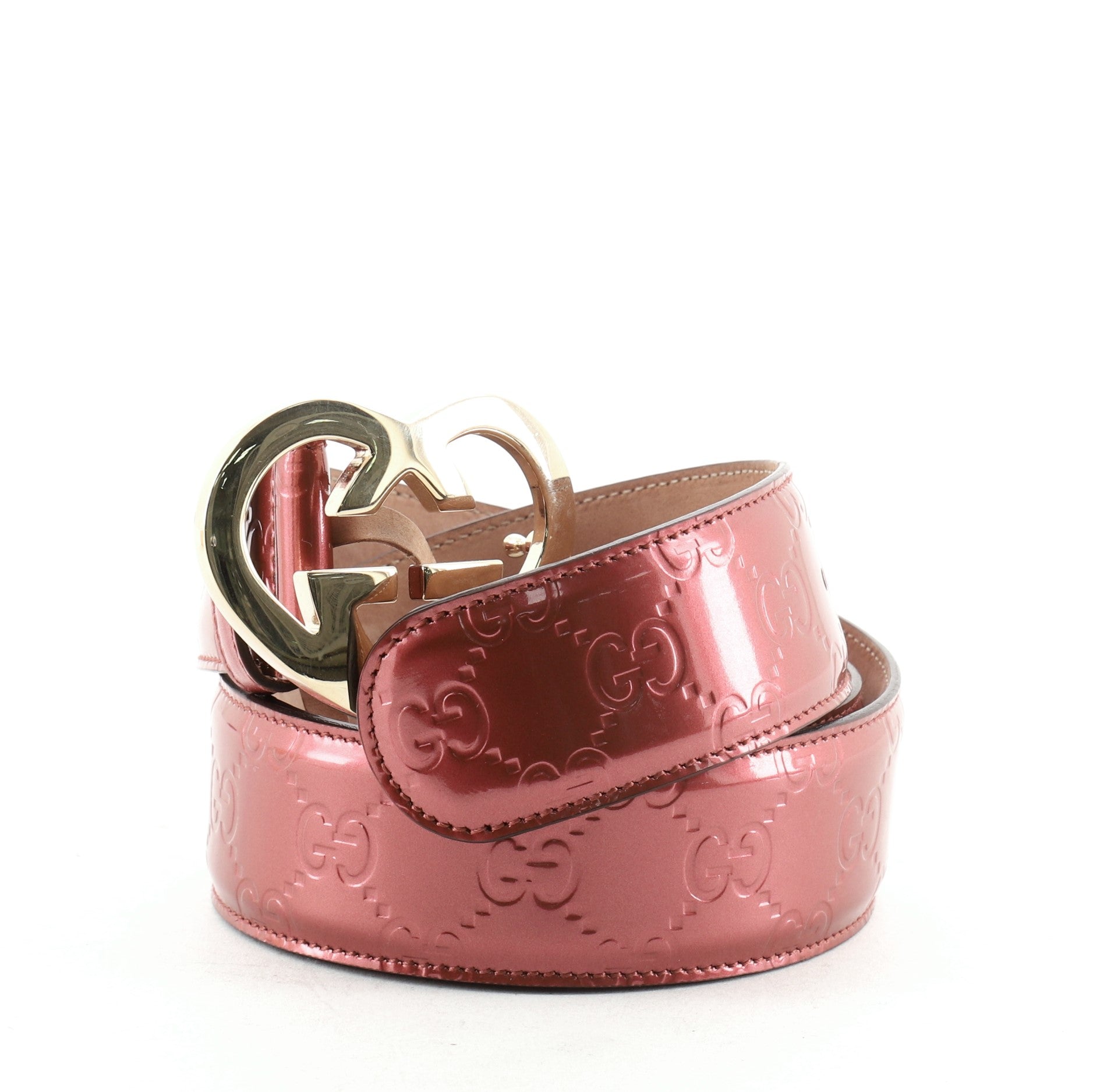 Lovely Heart GG Belt Guccissima Leather Wide 90