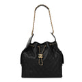 Caviar Quilted Medium Chanel 25 Handbag Black
