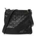 Guccissima Small Flat Messenger Bag Dark Brown