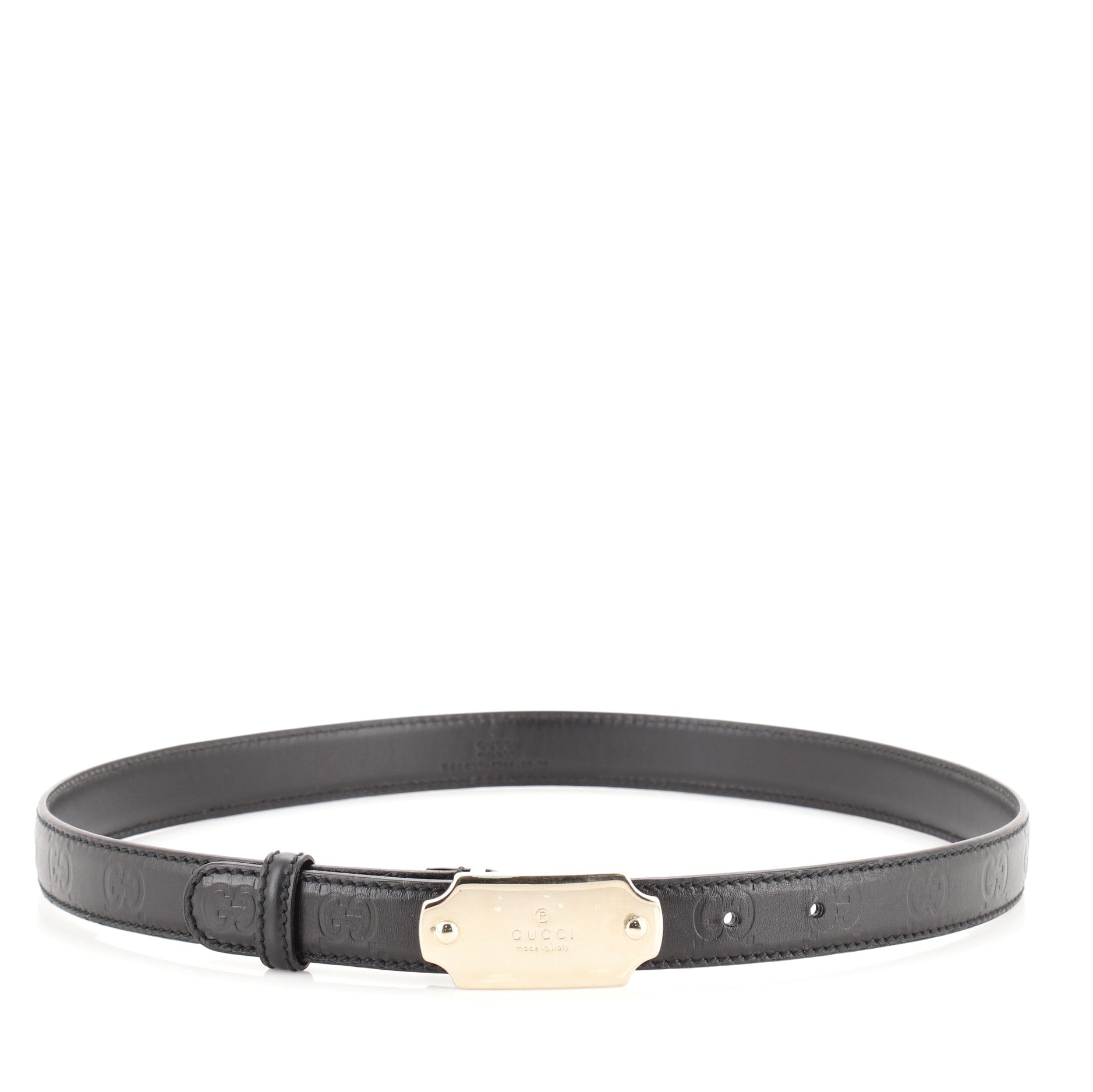 Vintage Belt Guccissima Leather 90