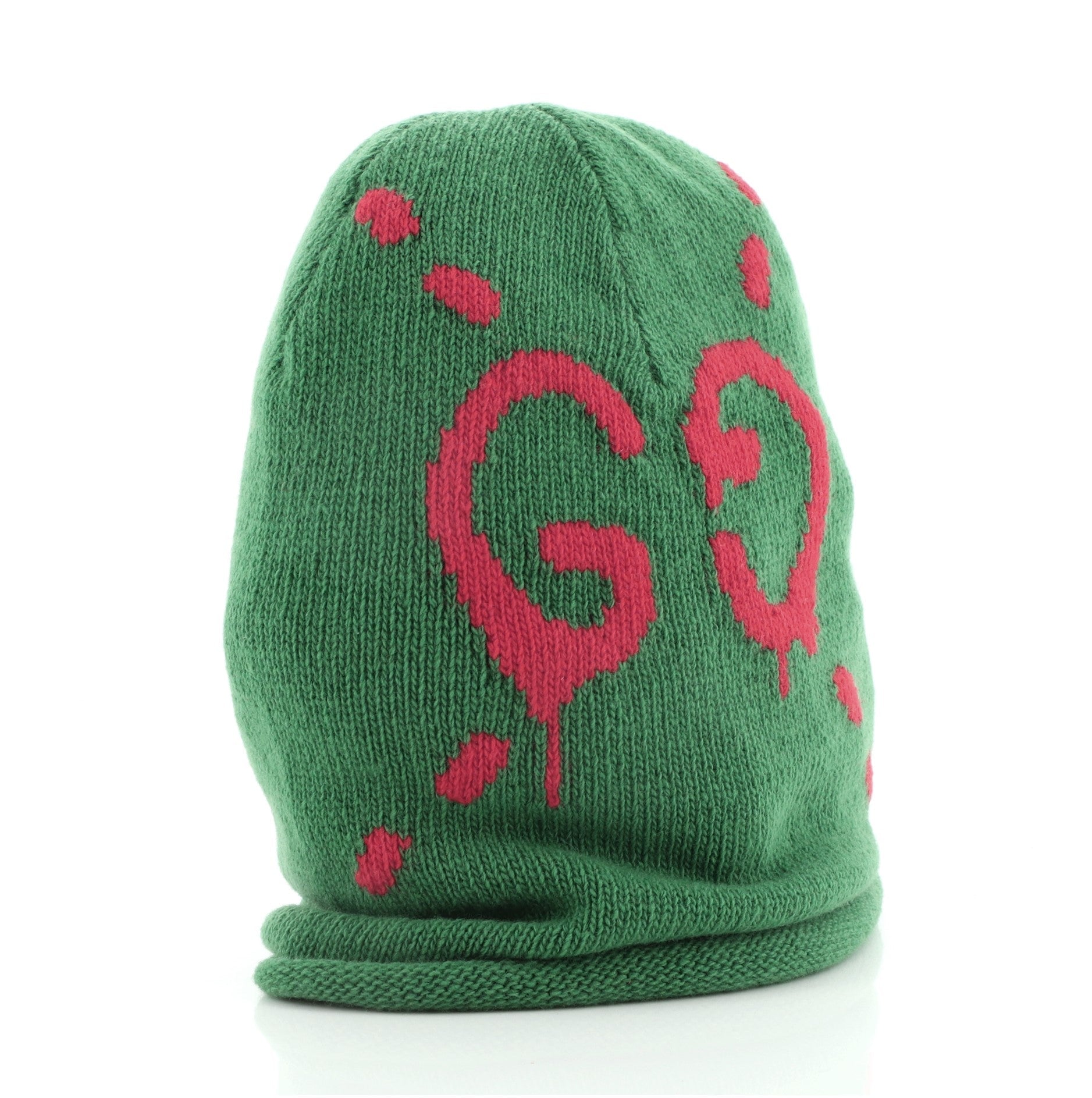 Guccighost Knit Beanie Wool XS