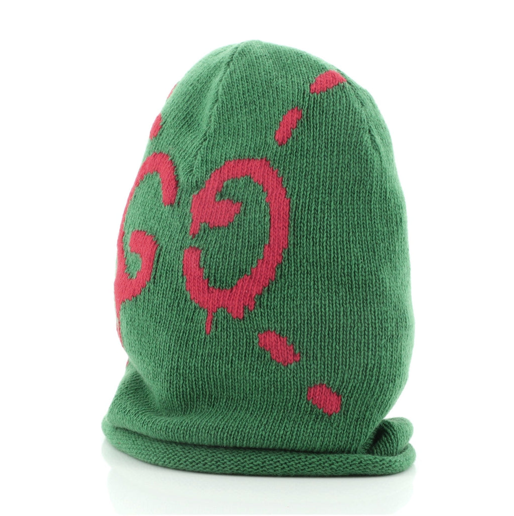 Guccighost Knit Beanie Wool XS