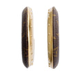 Louis Vuitton Monogram Canvas Gold Tone Wild V Hoop Earrings