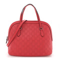 Guccissima Medium Dome Bag Red
