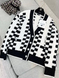 Chanel 23C Ecru & Black igan size 38
