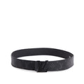 Louis Vuitton Matte Black Calfskin Monogram Eclipse LV Initials Belt 100 40