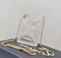 Chanel Dubai Tank Transparent Minaudiere Clutch Bag