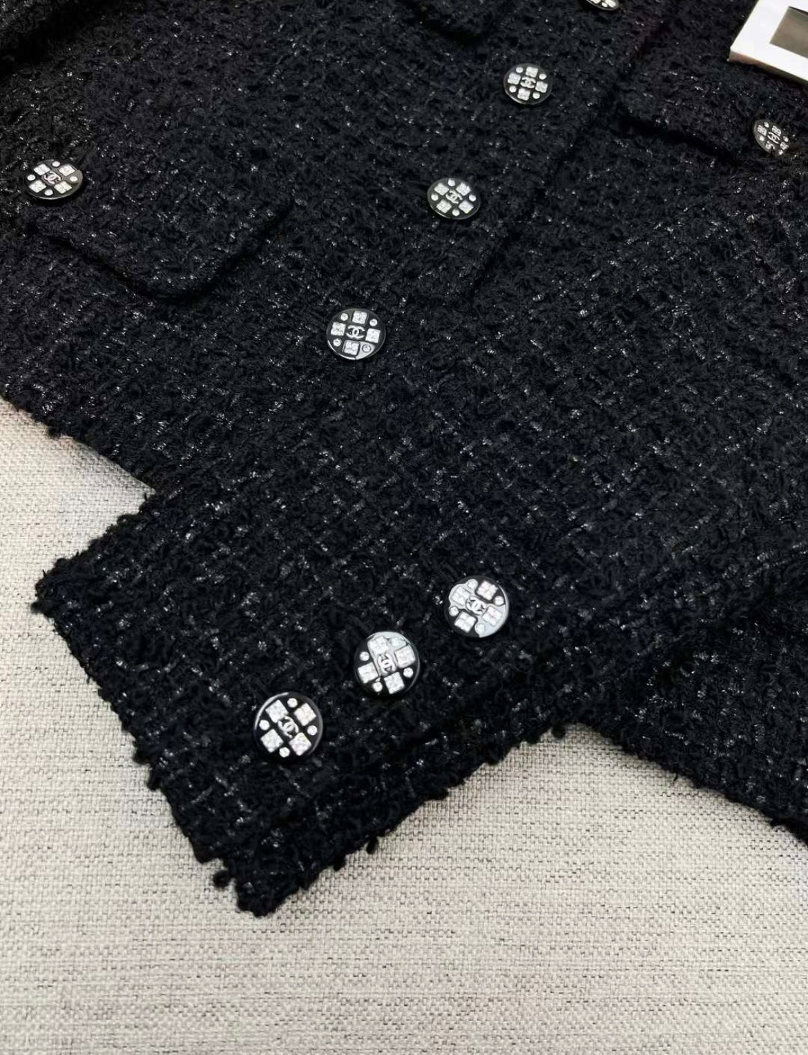 CHANEL 21K LITTLE BLACK JACKET 34 BRAND NEW WITH TAGS