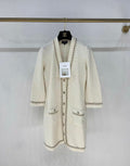 CHANEL 23B CHAIN EMBELLISHED I DRESS size 34