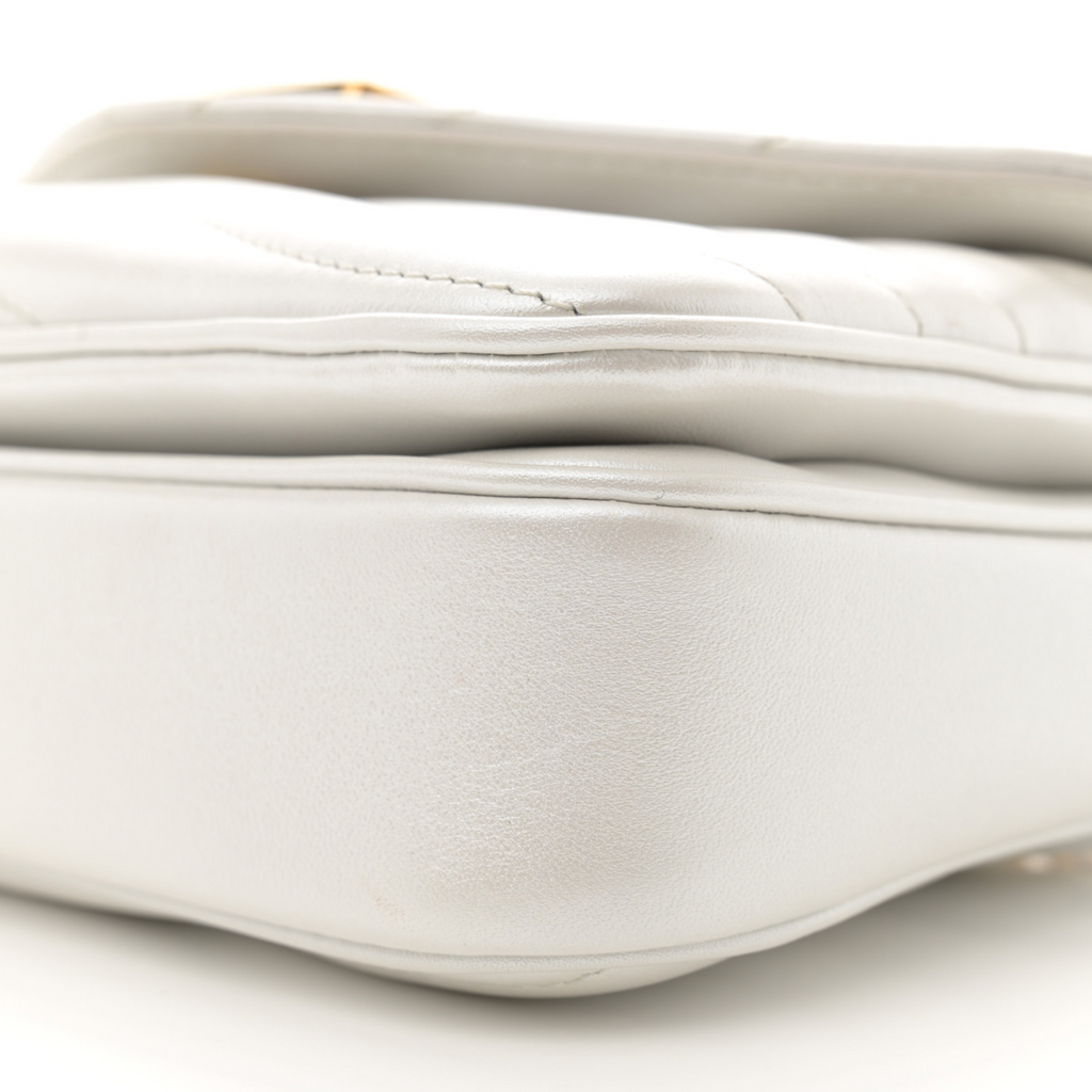 Louis Vuitton New Wave Chain Bag MM - Ivory White