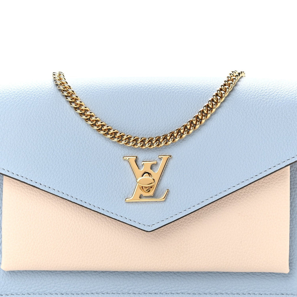 Louis Vuitton Mylockme Chain Pochette Bag -  Bleu Nuage