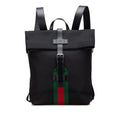 Gucci Sheline Line Nylon Leather Backpack