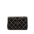 Chanel Coco Mark Wild Stitch Lambskin Shoulder Bag