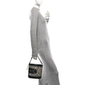 Calf Hair Calfskin Zebra Print Gucci 73 Mini Bucket Bag Black White