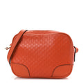 Soft Microguccissima Mini Bree Messenger Bag Sun Orange