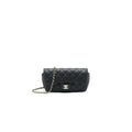 Chanel Glasses Case With Classic Chain Black L