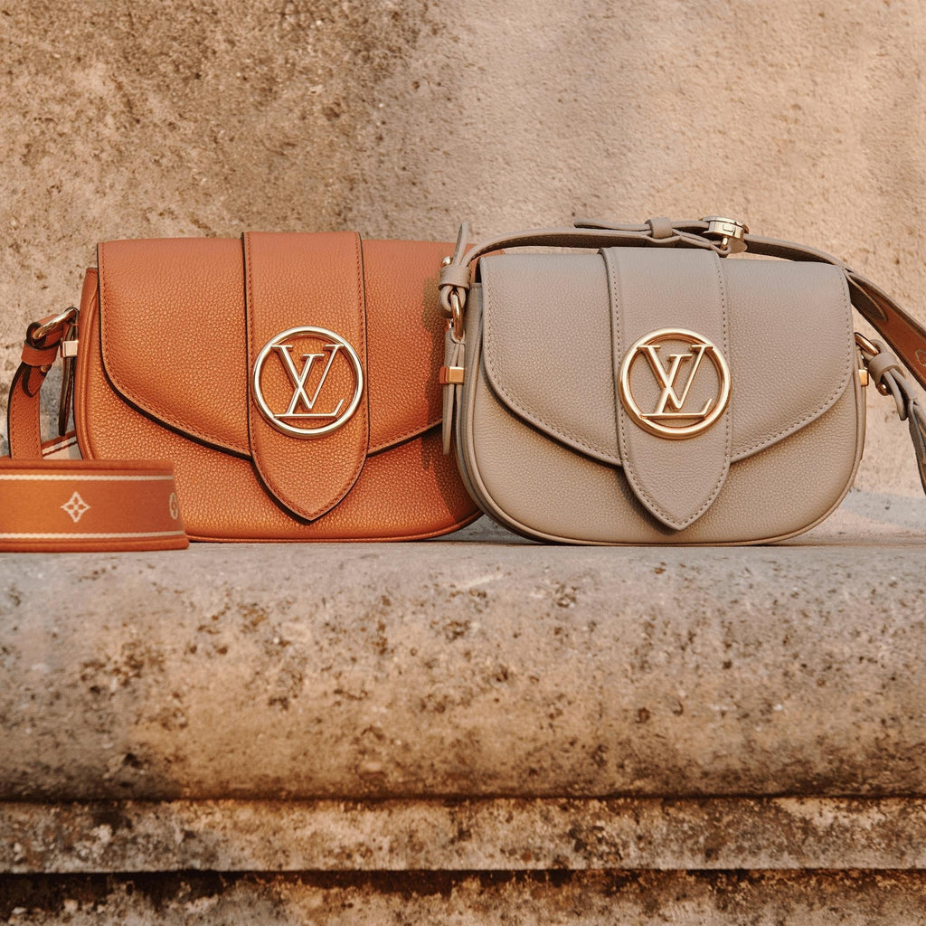 Louis Vuitton LV Pont 9 Soft MM Shoulder Bag - Mocaccino