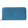 Chanel Chevron Lambskin Long Wallet