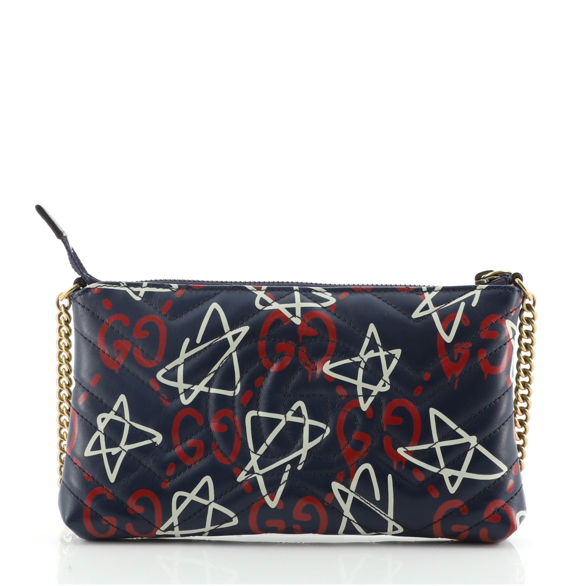 GG Marmont Chain Shoulder Bag GucciGhost Matelasse Leather Mini