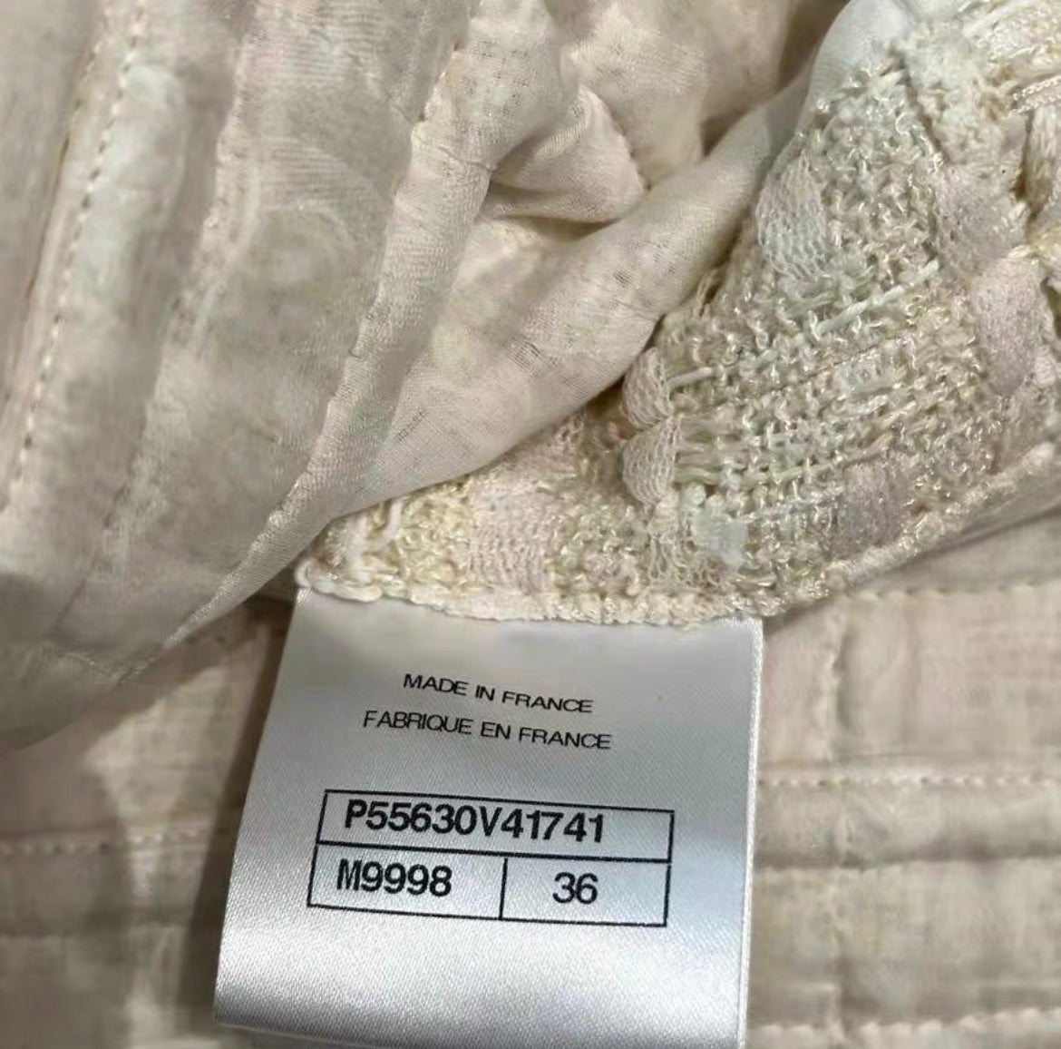 Chanel 17C 2017 Cruise Cuba Coco Tweed Jacket Ivory size 36 brand new with tags