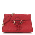 Guccissima Medium Emily Chain Shoulder Bag Red