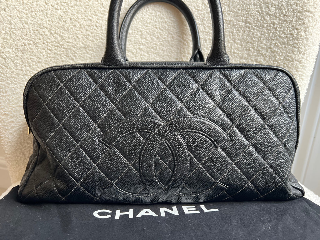 Chanel Black Caviar Boston
