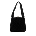 Chanel Coco Mark Matelassé Velour Handbag