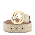 Interlocking G Belt Guccissima Leather Wide 85