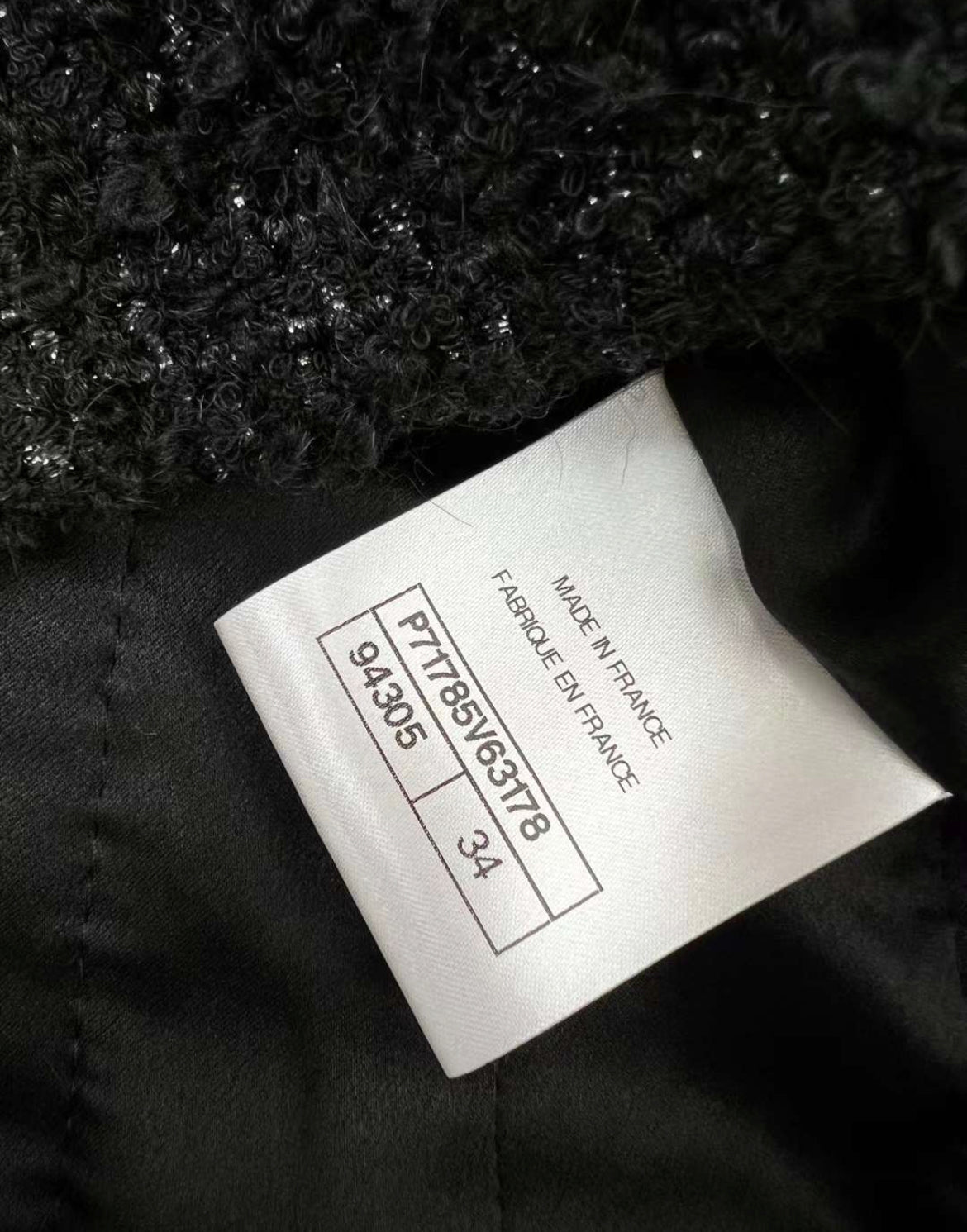CHANEL 21K LITTLE BLACK JACKET 34 BRAND NEW WITH TAGS