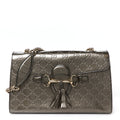 Shine Guccissima Medium Emily Chain Shoulder Bag Sasso