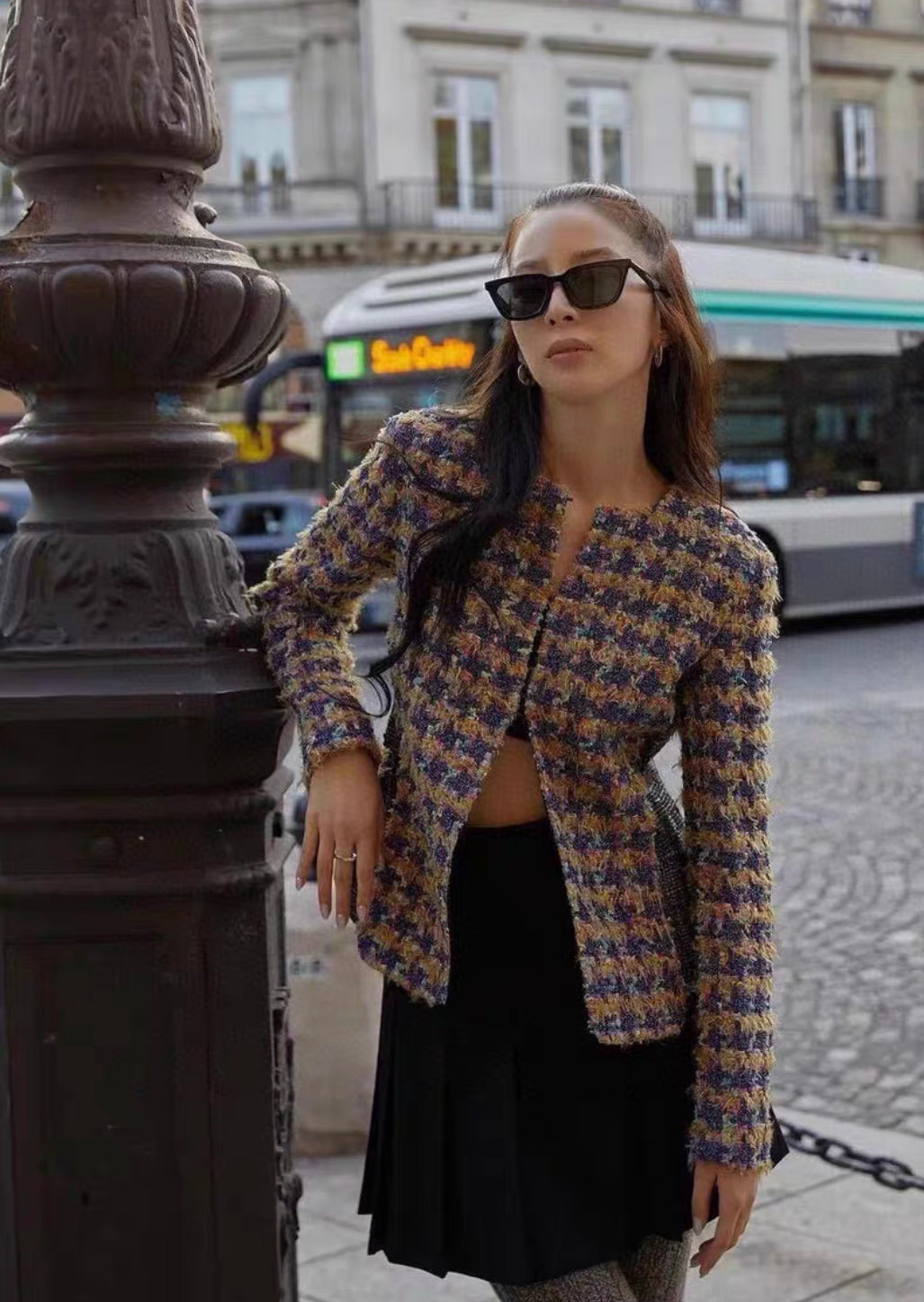Chanel 22A multicolore tweed jacket brand new with tags size 36