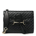 Microguccissima Mini Emily Shoulder Bag Black