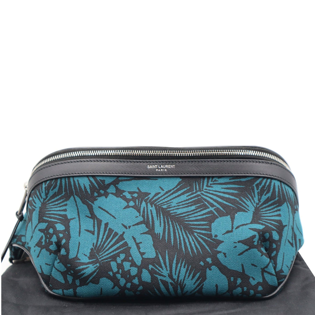 YVES SAINT LAURENT Printed Leather Belt Bag Multicolor