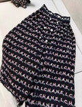 Chanel Black silk Skirt