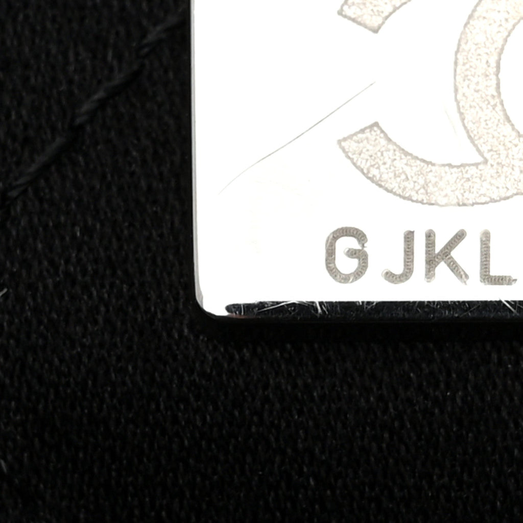 Shiny Calfskin Quilted Small Chanel 22 Black