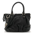 Guccissima Medium Sukey Top Handle Tote Black