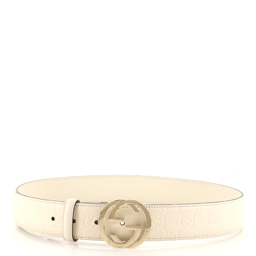 Interlocking G Belt Guccissima Leather Wide 85