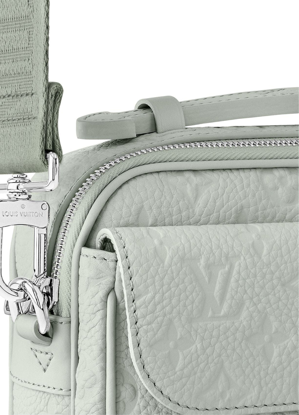 Louis Vuitton S Lock Messenger Shoulder Bag - Mineral Gray