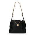 Caviar Quilted Small Chanel 25 Handbag Black