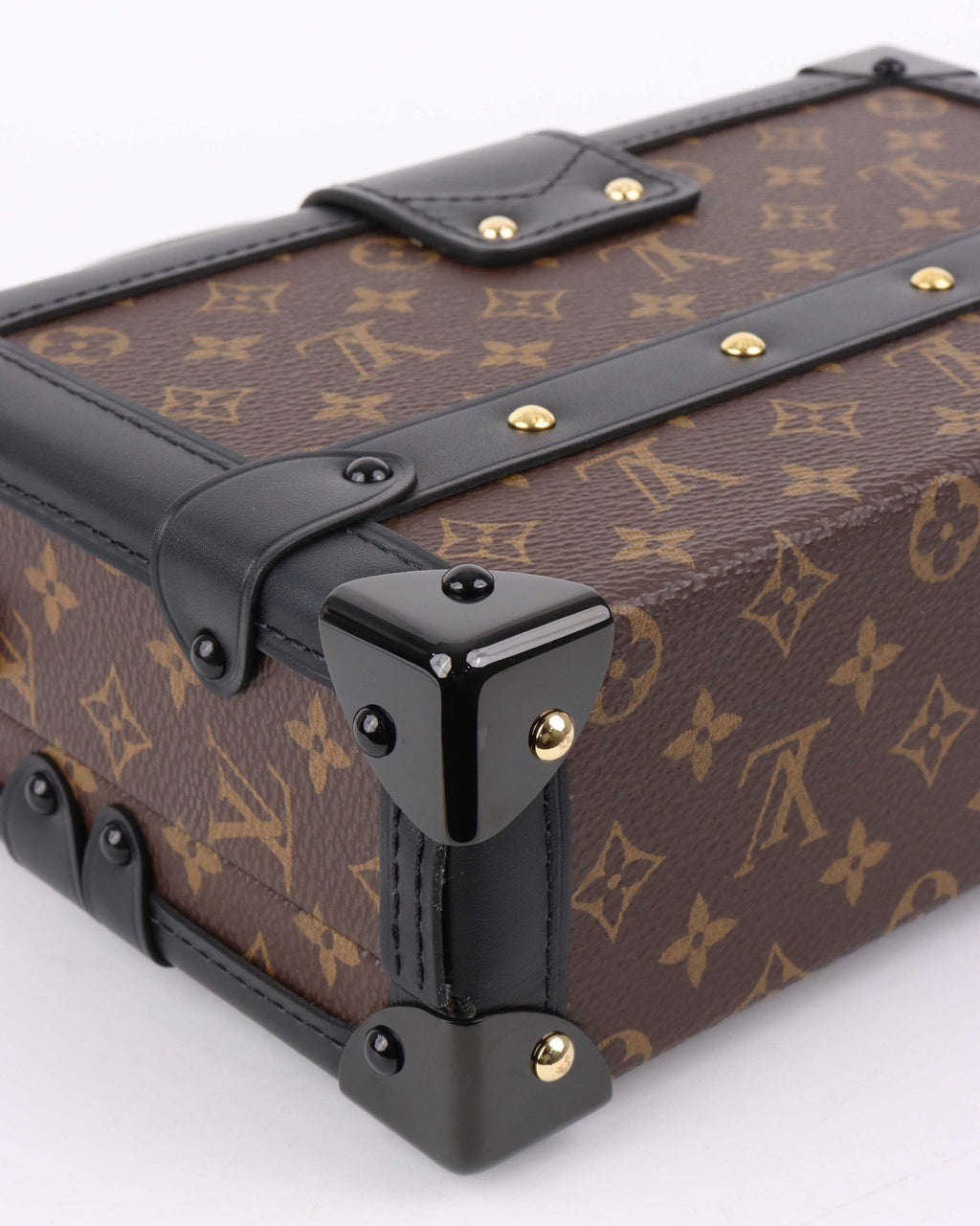Louis Vuitton Petite Malle Capital Handbag - Brown