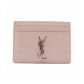 Saint Laurent Croc-Embossed holder
