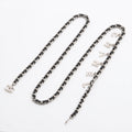 Chanel Logo Chain Black Belt 98cm