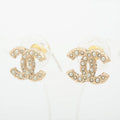 Chanel Coco Logo Gold Pearl Earrings Costume Jewellery 2024